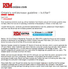 Real Estate Magazine - Is Ontario's Annual Rent Increase Fair?